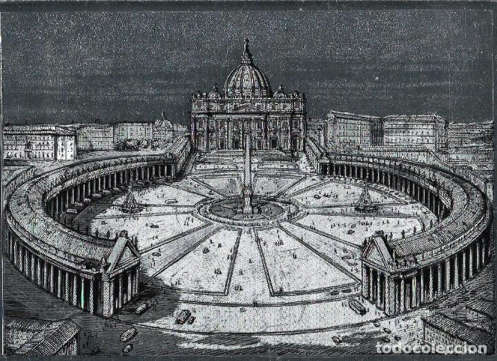 Postales: Postal &rdquo;VATICANO&rdquo; plateada - Foto 1
