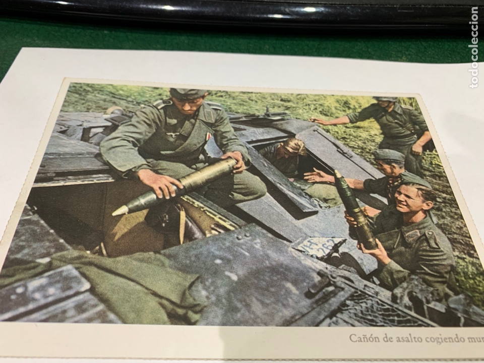 Postales: Tarjeta Postal Ej&eacute;rcito Nazi a&ntilde;os 49 - Ca&ntilde;&oacute;n de Asalto Cogiendo Municion -