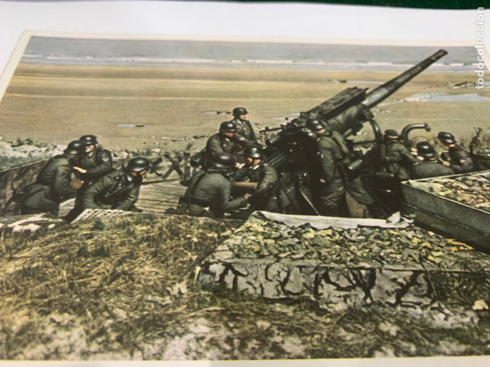 Postales: Tarjeta Postal Ej&eacute;rcito Alem&aacute;n Nazi - a&ntilde;os 40 - Protecci&oacute;n de la Costa en el Atl&aacute;ntico