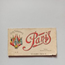 Postales: ORIGINAL Y ANTIGUO LIBRITO DE POSTALES DE PARIS.. Lote 300777978