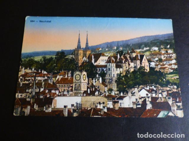 Postales: NEUCHATEL SUIZA POSTAL - Foto 1