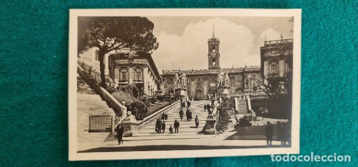 Postales: POSTAL ROMA - SCALINATA DEL CAMPIDOGLIO - Foto 1