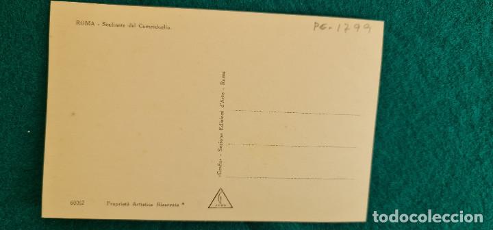 Postales: POSTAL ROMA - SCALINATA DEL CAMPIDOGLIO - Foto 2