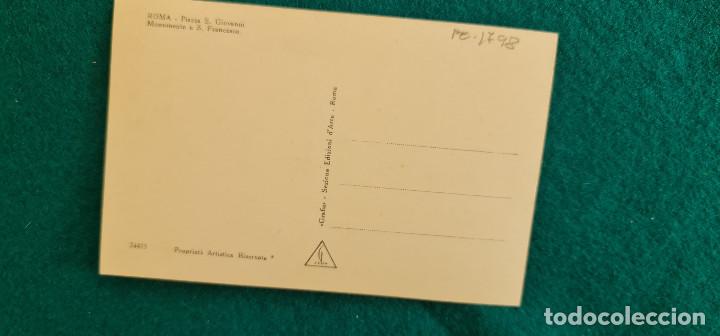 Postales: POSTAL ROMA - MONUMENTO A S. FRANCESCO - Foto 2