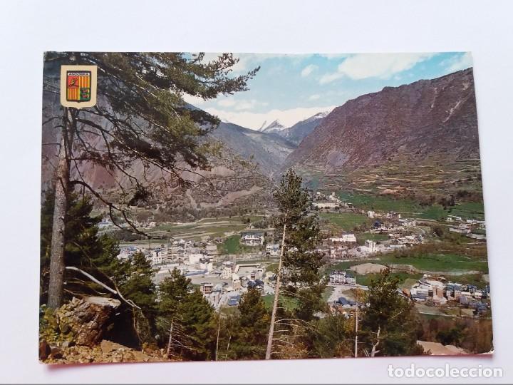 Cartes Postales: POSTAL - VALLS D'ANDORRA - VISTA PARCIAL D'ANDORRA I LES ESCALDES - ESCUDO DE ORO 2073 - C