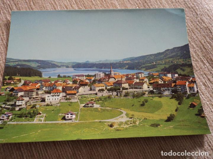 Postales: 1636 BROC ET LE LAC DE GRUYERE, CIRCULADA 1966