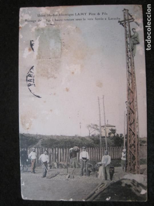 Postales: USINE HYDRO ELECTRIQUE LAMY PERE & FILS-POSTAL ANTIGUA-(86.474)