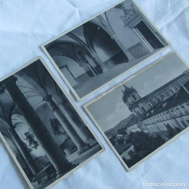 Cartoline: 3 tarjetas postales Monasterio Alcoba&ccedil;a Portugal