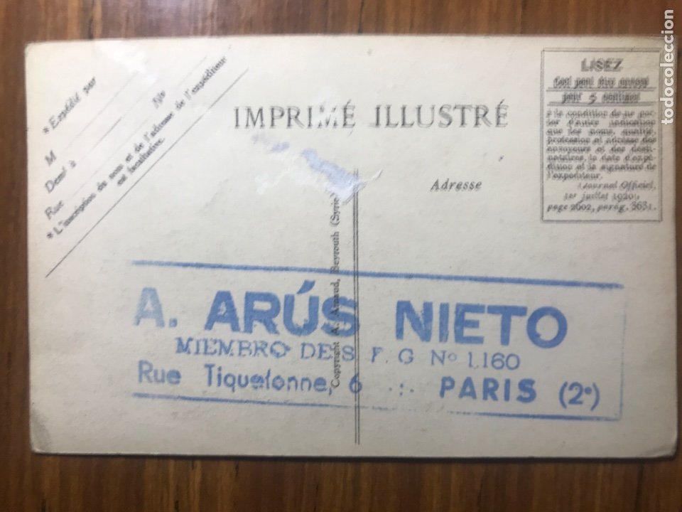 Postales: Postal Francesa escena de SIRIA de ARNAUD - Foto 2 - 303973373