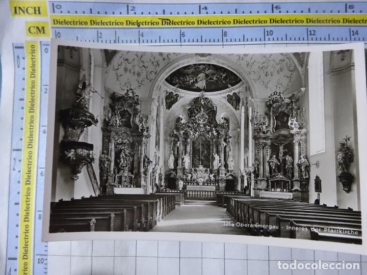Postales: ANTIGUA POSTAL DE ALEMANIA. OBERAMMERGAU INNERES DER PFARRKIRCHE. 1641