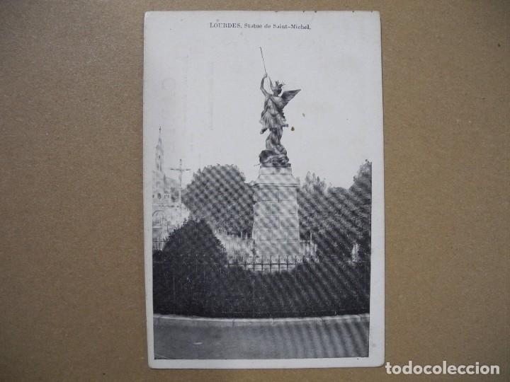 Postales: Lourdes. Statue de Saint-Michel. Francia. Sin circular - Foto 1 - 304982208
