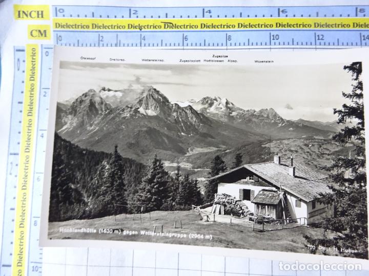 Cartes Postales: ANTIGUA POSTAL DE ALEMANIA. HOCHLANDH&Uuml;TTE GEGEN WETTERSTEINGRUPPE. 1449