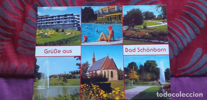 Postkarten: ALEMANIA-V53-CIRCULADA-GRUBE AUS BAD SCHONBORN