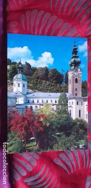 Postcards: AUSTRIA-V53-NO ESCRITA-SALZBURG-ERZABTEI ST.PETER