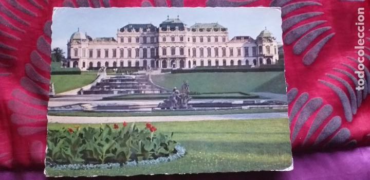 Postais: AUSTRIA-V53-CIRCULADA-VIENA-BELVEDERE