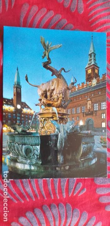 Postkarten: DINAMARCA-V53-NO ESCRITA-COPENHAGUE-LA FUENTE DEL DRAGON..