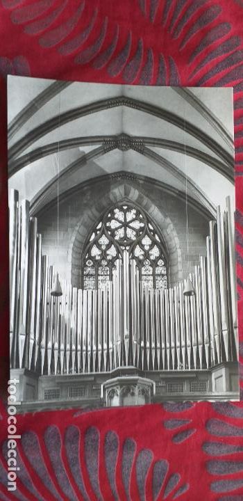 Postales: SUIZA-V53-NO ESCRITA-ZURICH-FRAUMUNSTER -ORGEL,ERBAUT 1953,4 MANUALE UND PEDAL...