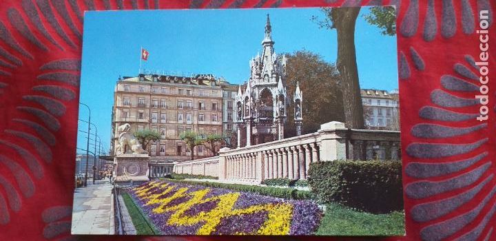 Postales: SUIZA-V53-NO ESCRITA-GENEVE-MONUMENTO BRUNSWICK
