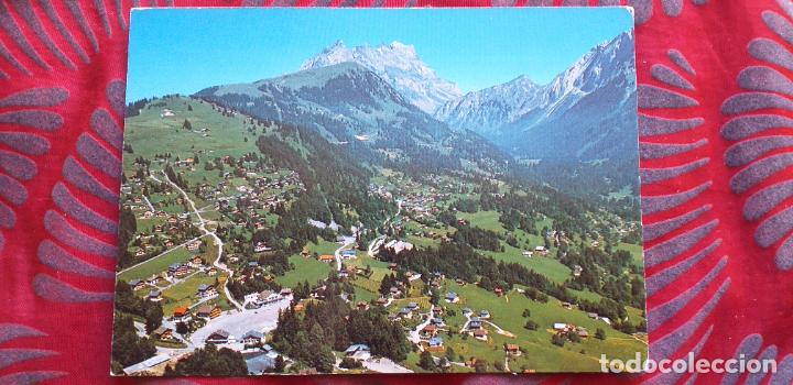 Postais: SUIZA-V53-ESCRITA-BARBOLEUSAZ