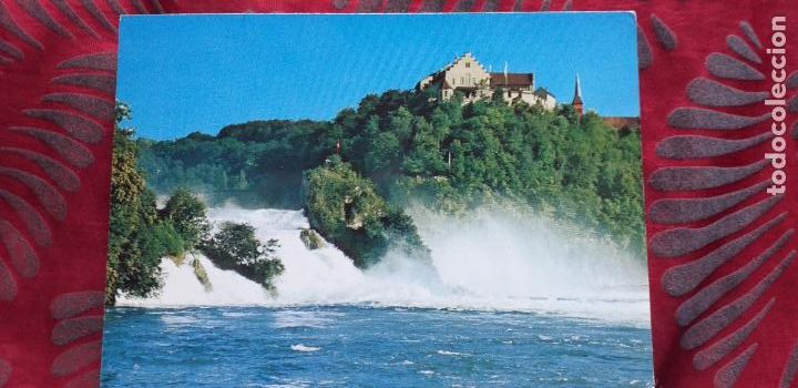 Postais: SUIZA-V53-NO ESCRITA-RHEINFALL