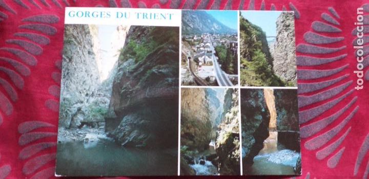Postais: SUIZA-V53-NO ESCRITA-LES GORGES DU TRIENT
