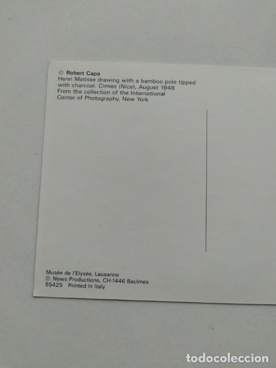 Postales: Postal &rdquo;Enri Matisse&rdquo; Robert Capa - Foto 2