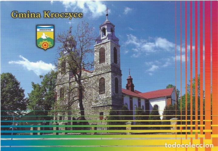 Postales: POLONIA. GMINA KROCZYCE. TARJETA POSTAL. ESCRITA. CIRCULADA BAJO SOBRE.