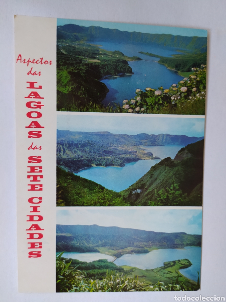 Postales: Las azores (a&ccedil;ores)- San Miguel - N&ordm; 52 - Aspectos da lagoas das sete cidades - S/C