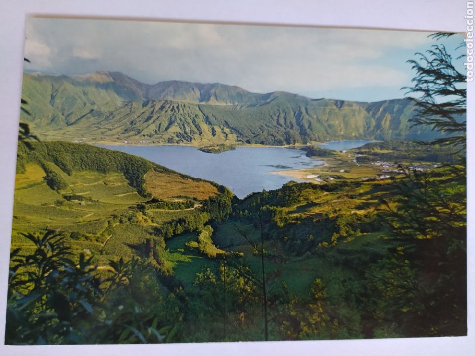Postales: Las azores (a&ccedil;ores) - San Miguel - N&ordm; 7 - Um aspecto das lagoas das sete cidades - S/C