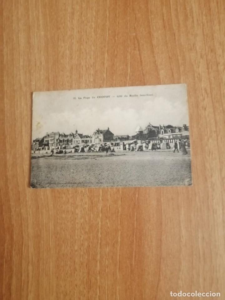 Postcards: POSTAL LA PLAGE DU CROTOY COTE DU MOULIN SANS - SOUCI ESCRITA