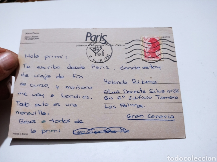 Postales: Postal Paris notre dame - Foto 2