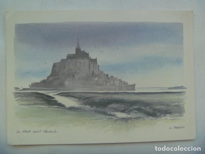 Postales: POSTAL DEL MONTE DE SAN MIGUEL ( FRANCIA ) . MONT SAINT MICHEL