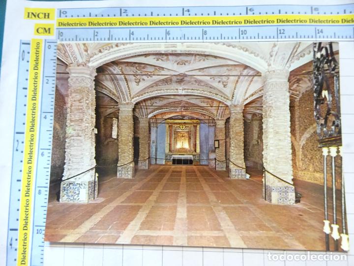 Postales: POSTAL DE PORTUGAL. EVORA CAPELA DOS OSSOS. OSARIO ESQUELETOS. 1546