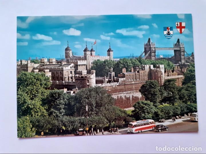 Cartes Postales: POSTAL - TORRE DE LONDRES - PUENTE DE LA TORRE SOBRE EL T&Aacute;MESIS - S/C