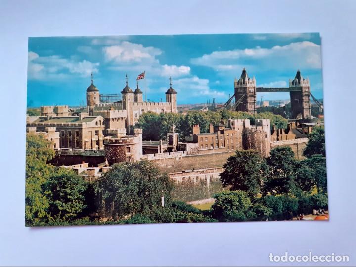 Cartes Postales: POSTAL - INGLATERRA - TORRE Y PUENTE DE LA TORRE DE LONDRES - S/C