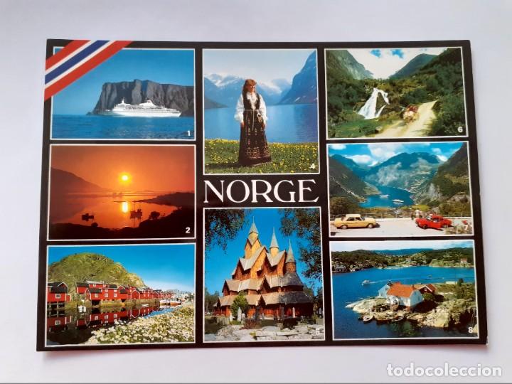 Postais: POSTAL - NORGE NORWAY NORUEGA - DIVERSOS ASPECTOS -S/C