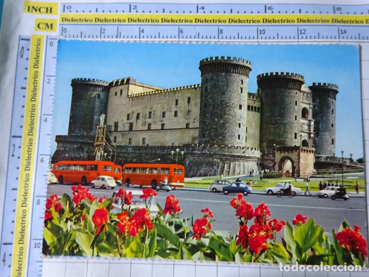 Postais: POSTAL DE ITALIA. NAPOLES MASCHIO ANGIOINO, AUTOBUSES. 3168