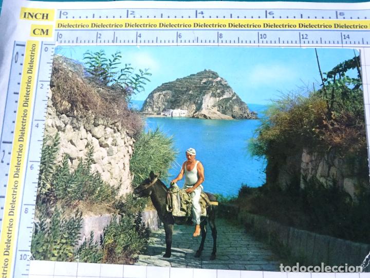 Postais: POSTAL DE ITALIA. ISCHIA S. ANGELO. IL CASTELO. CAMPESINO ARRIERO. 3175