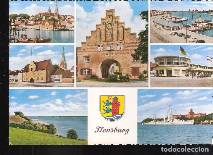 Cartes Postales: Flensburg. Flensburgo. Alemania. Fechada en 1964.