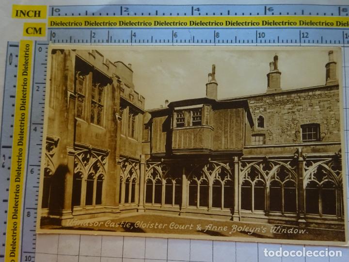 Postais: POSTAL DE REINO UNIDO GRAN BRETA&Ntilde;A. WINDSOR CASTLE CLOISTER COURT AND ANNE BOLEYN'S WINDOW. 3277