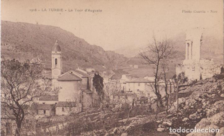 Postales: FRANCIA, LA TURBIE, LA TOUR D'AUGUSTE &ndash; PHOTO CAUVIN 1918 &ndash; S/C