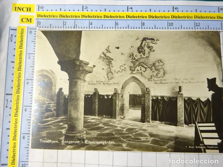 Postkarten: POSTAL DE NORUEGA. TRONDHEIM KONGERUM I ERKEBISPEGARDEN. 3585