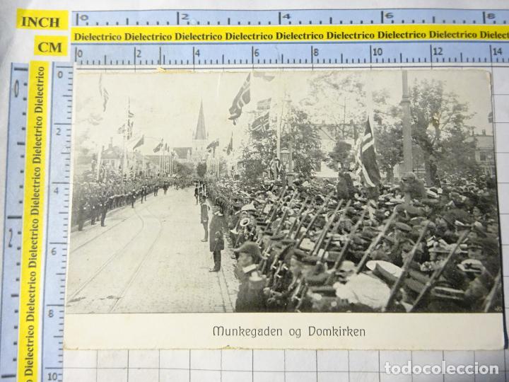 Postales: POSTAL DE NORUEGA. CASA REAL NORUEGA, ACTO DE CORONACI&Oacute;N CATEDRAL TRONDHEIM 1906. 3588