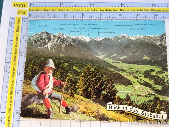 Postais: POSTAL DE AUSTRIA. STUBAITAL PEQUE&Ntilde;O MONTA&Ntilde;ERO NI&Ntilde;O TIROL&Eacute;S. 3679