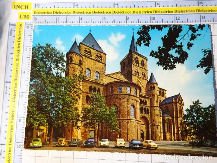 Cartoline: POSTAL DE ALEMANIA. TRIER CATEDRAL. COCHES. 3715