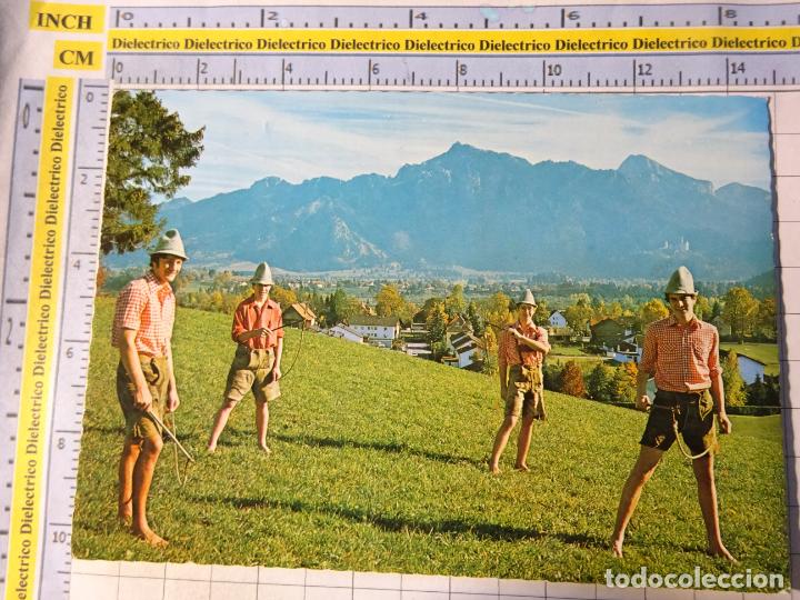 Cartoline: POSTAL DE ALEMANIA. F&Uuml;SSEN IM ALLG&Auml;U FOLKLORE TIPISMO ALEM&Aacute;N D'NEUSCHWANSTOANER. 3724