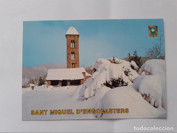 Postais: POSTAL - VALLS D'ANDORRA - SANT MIQUEL D'ENGOLASTERS - IGLESIA ROM&Aacute;NICA - S/C