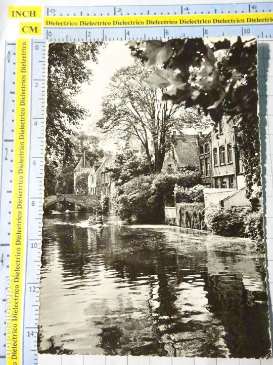 Cartes Postales: ANTIGUA POSTAL DE B&Eacute;LGICA. BRUJAS CANAL Y CASAS ANTIGUAS. 1009