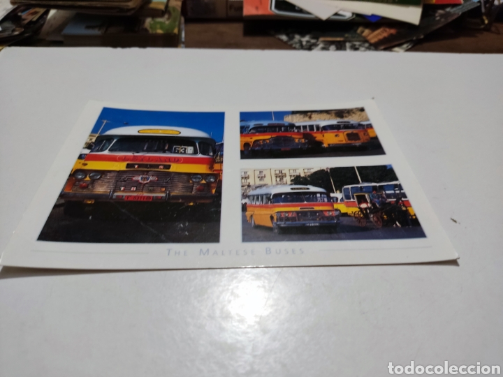 Postales: Postal Malta buses - Foto 1