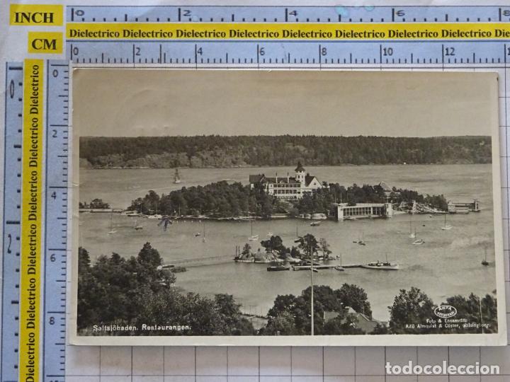Postcards: POSTAL DE SUECIA. SALTSJ&Ouml;BADEN RESTAURANGEN 1153